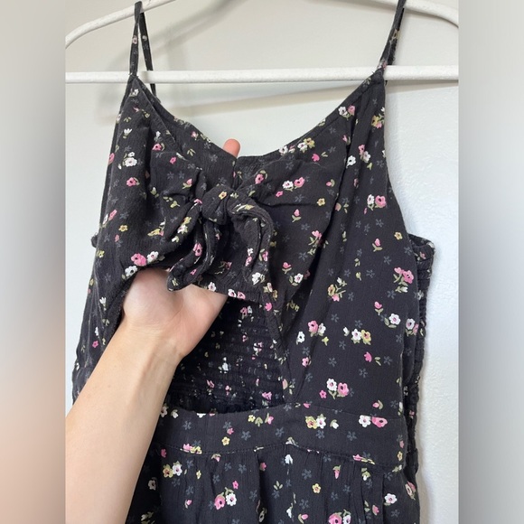 Aerie Medium Floral Front Cut-Out Romper - Picture 3 of 7